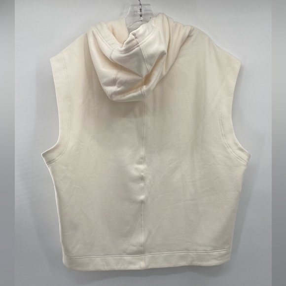 Athleta Retroplush Cocoon Hoodie Cream size L - Picture 4 of 8